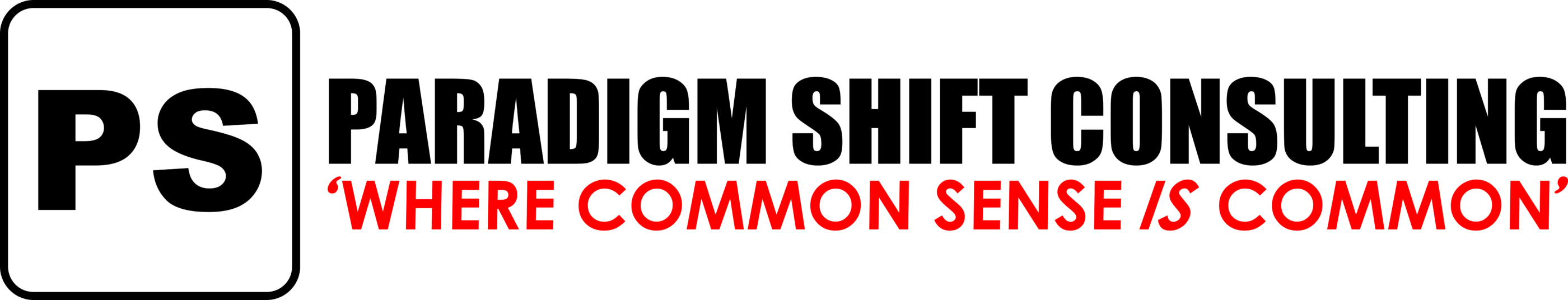 Paradigm Shift Consulting Text Logo