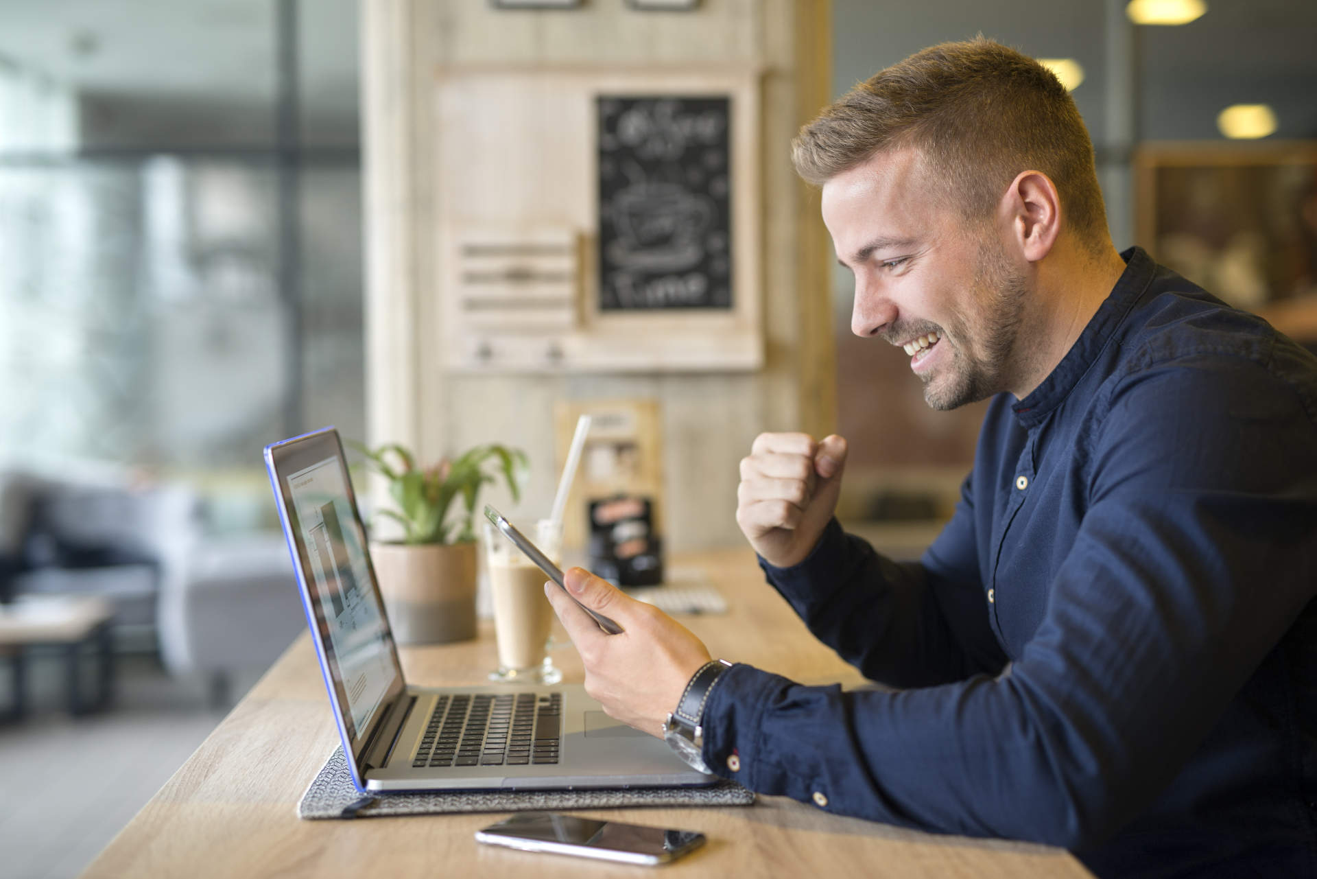 GDP Training - Guy with a Laptop